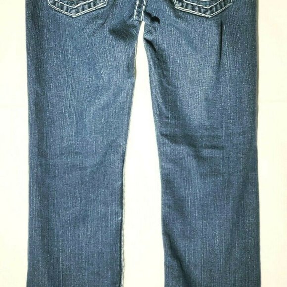 TRUE RELIGION JOHNNY SUPER T DENIM FADE STITCH JEANS SZ 25 RN#112790 - Picture 2 of 6
